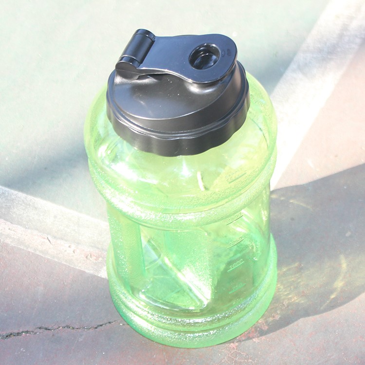 2.2L Portable Drinking Bottle PETG Sports Water Bottle Jug for Outdoor Fitness etc. - Green-9