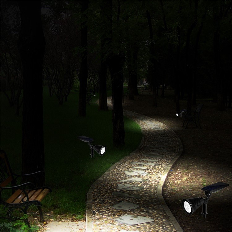Solar Powered Wall Mount Garden Lawn Motion Sensor LED Lamp 2 in 1 Installation (YH0502C-PIR)-10