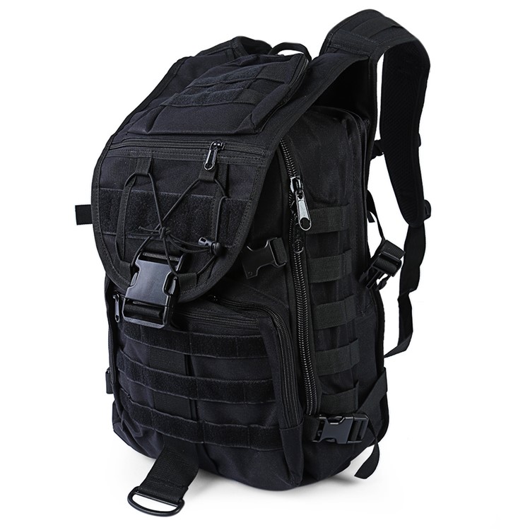 CTSMART Multi-functional 40L Double Shoulder Bag Outdoor Travel Backpack - Black-1
