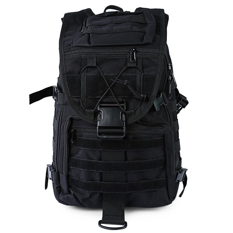 CTSMART Multi-functional 40L Double Shoulder Bag Outdoor Travel Backpack - Black-2