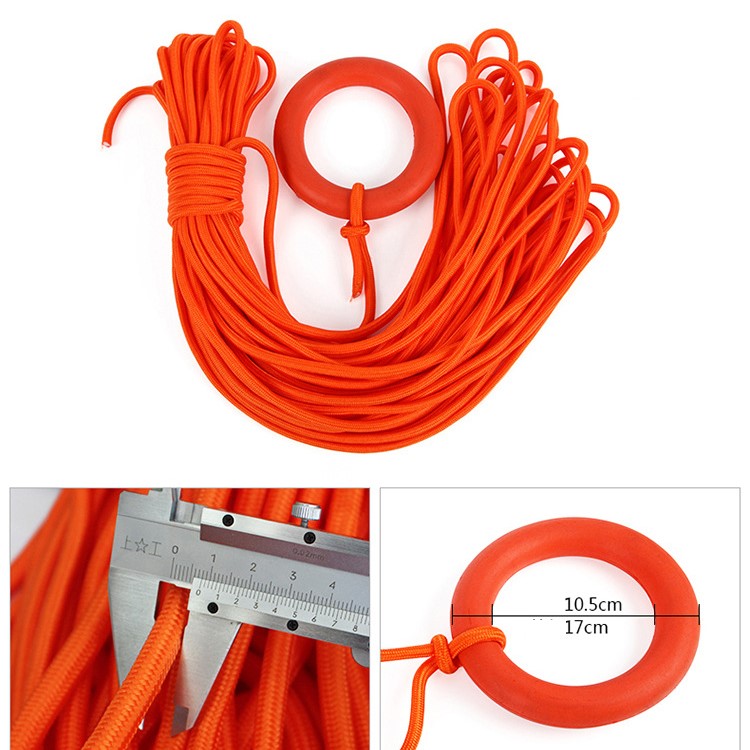 30M Water Floating Lifesaving Rope Lifeguard Rescue Floating Rope with Bracelet-1