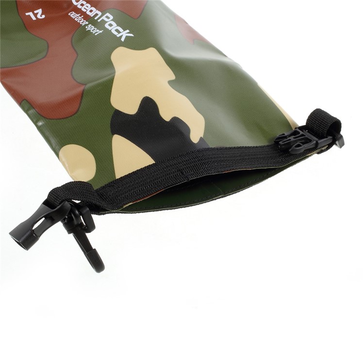 Outdoor 2 Litres Waterproof Tube Pouch - Camouflage-2