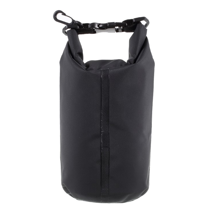 2L Outdoor Waterproof Canoe Swimming Camping Hiking Backpack Dry Bag Pouch - Black-2