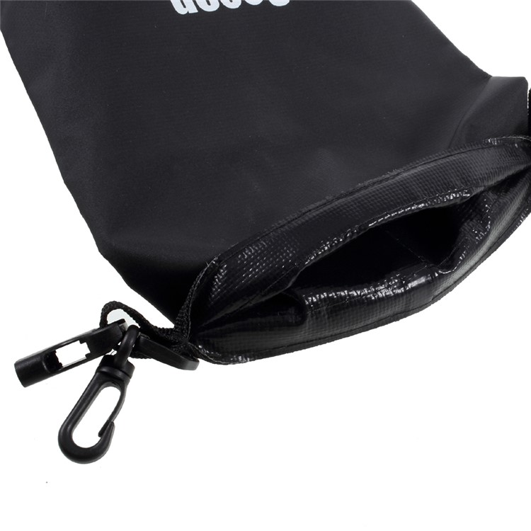 2L Outdoor Waterproof Canoe Swimming Camping Hiking Backpack Dry Bag Pouch - Black-6
