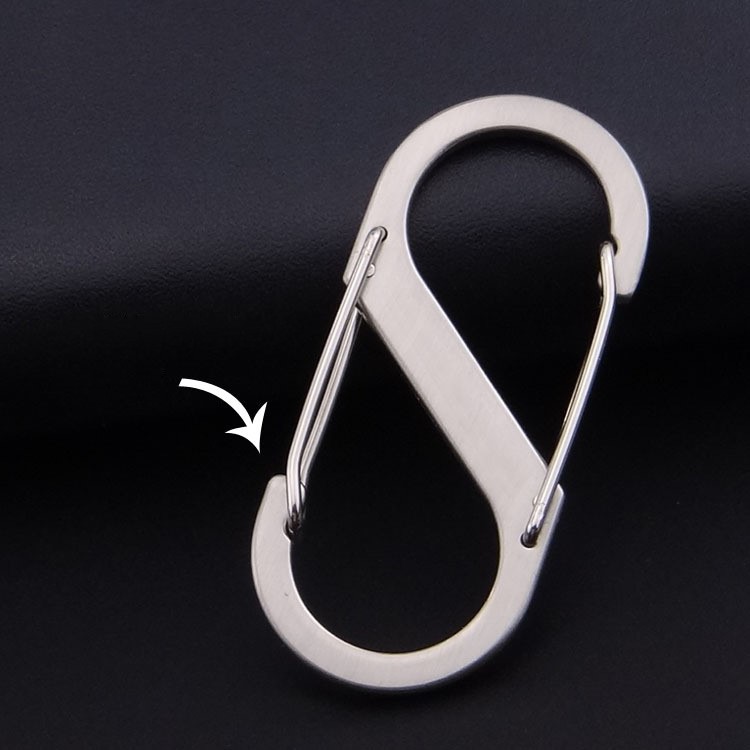 Bestselling 5Pcs/Set Sshape Stainless Steel Climbing Carabiner Snap