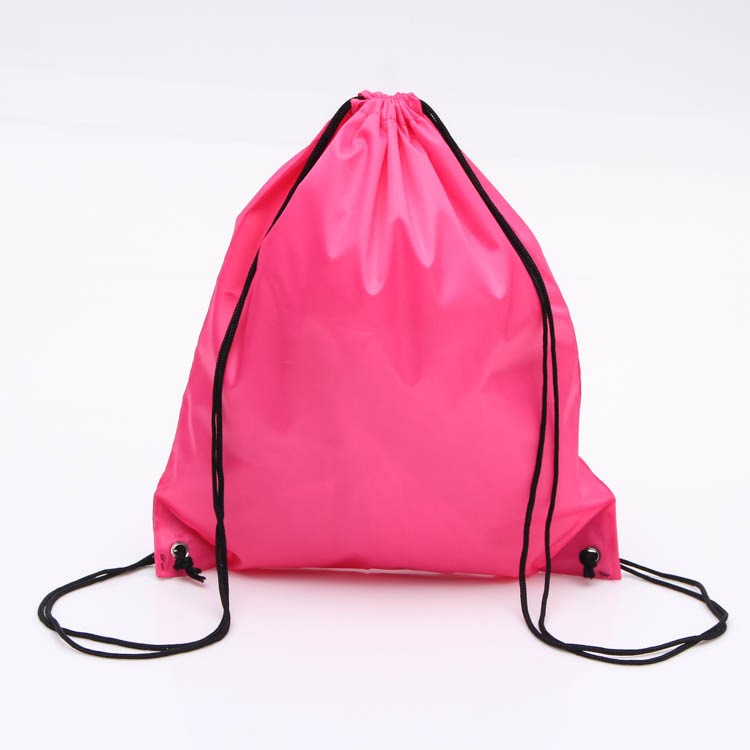 5Pcs/Set Drawstring Bag Nylon Folding Backpack Home Travel Sport Storage Bag-1