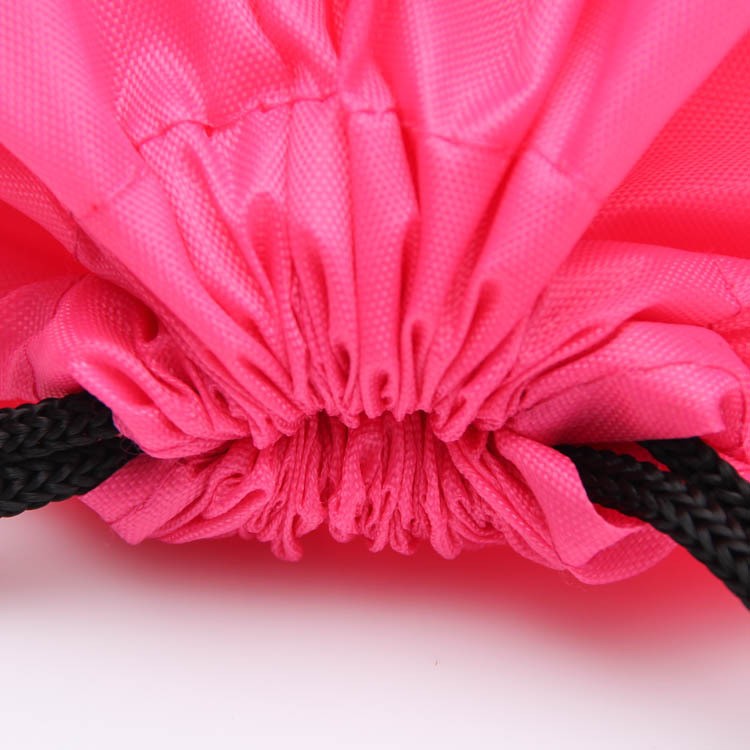 5Pcs/Set Drawstring Bag Nylon Folding Backpack Home Travel Sport Storage Bag-11