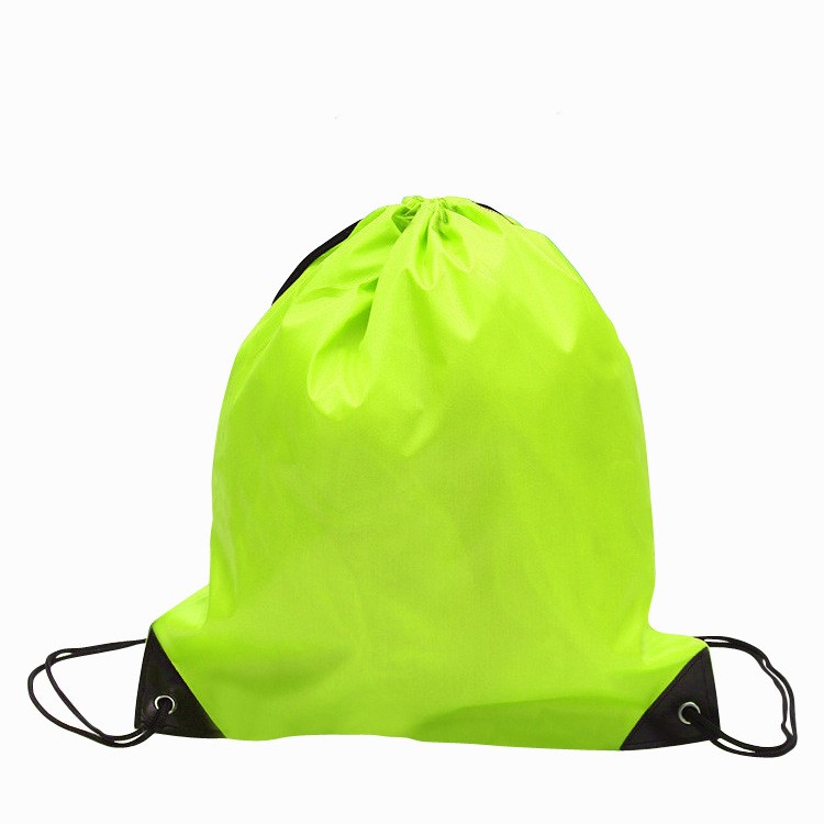 5Pcs/Set Drawstring Bag Nylon Folding Backpack Home Travel Sport Storage Bag-14