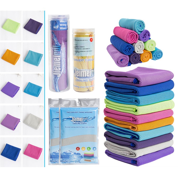 Sports Gym Instant Cooling Towel, Size: 31 x 100cm - Grey-10
