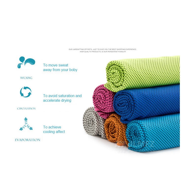 Sports Gym Instant Cooling Towel, Size: 31 x 100cm - Grey-12