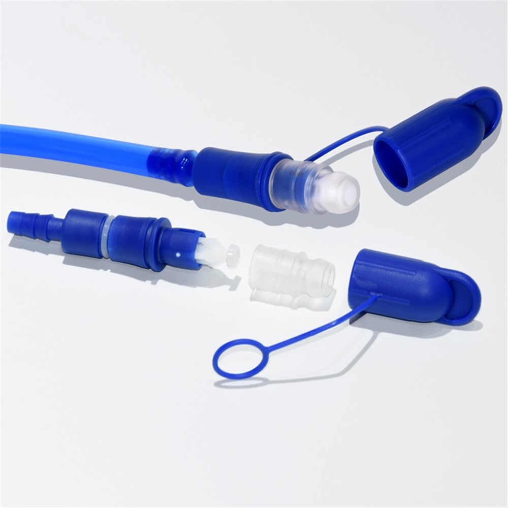 2L Foldable EVA Hydration Bladder Bicycle Climbing Camping Hiking Water Bag Pouch - Blue-11