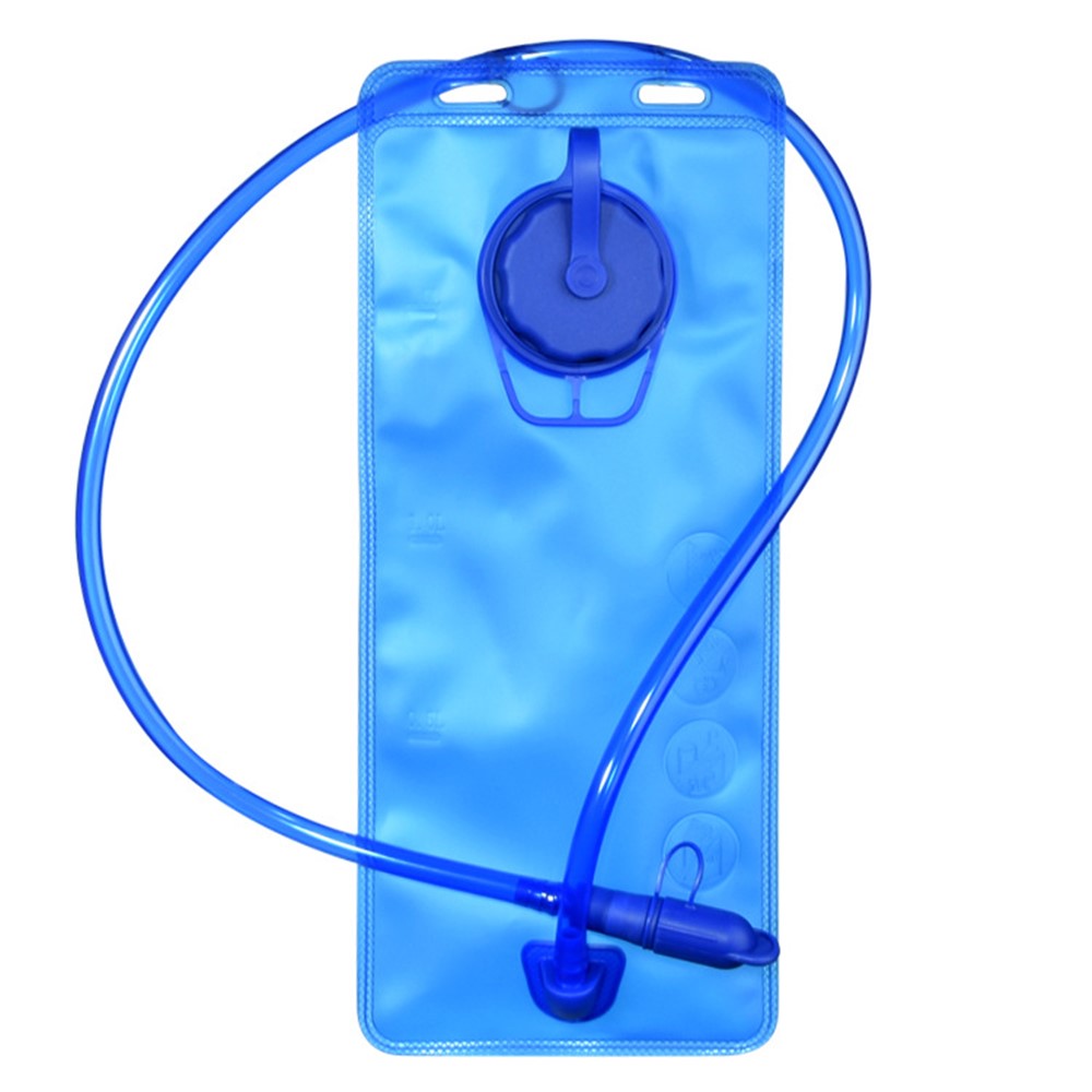 2L Foldable EVA Hydration Bladder Bicycle Climbing Camping Hiking Water Bag Pouch - Blue-2
