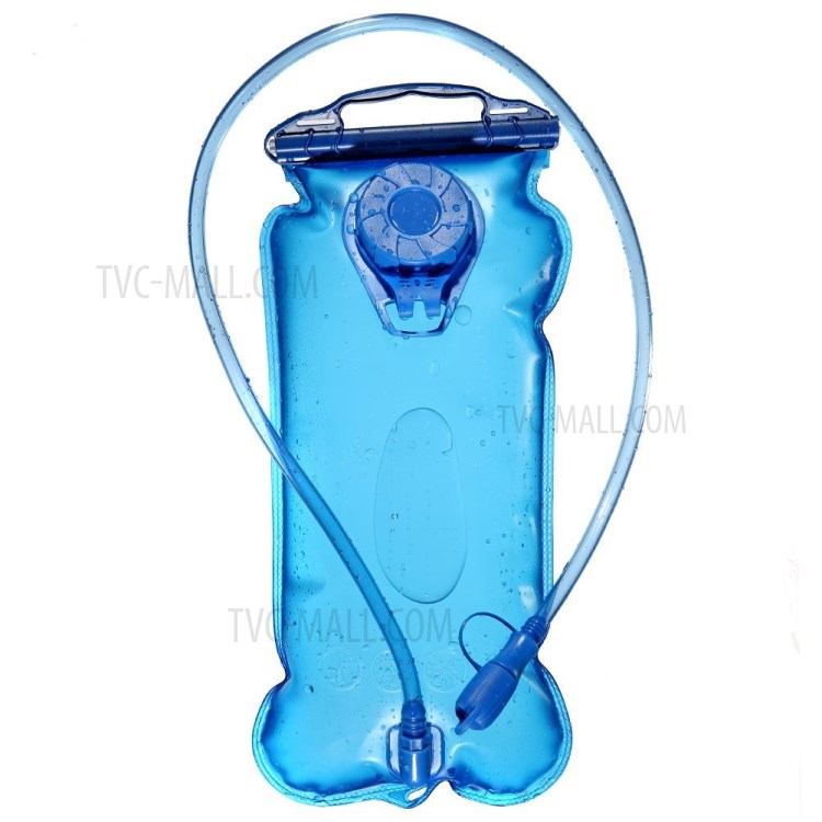2L Foldable EVA Hydration Bladder Bicycle Climbing Camping Hiking Water Bag Pouch - Blue-7
