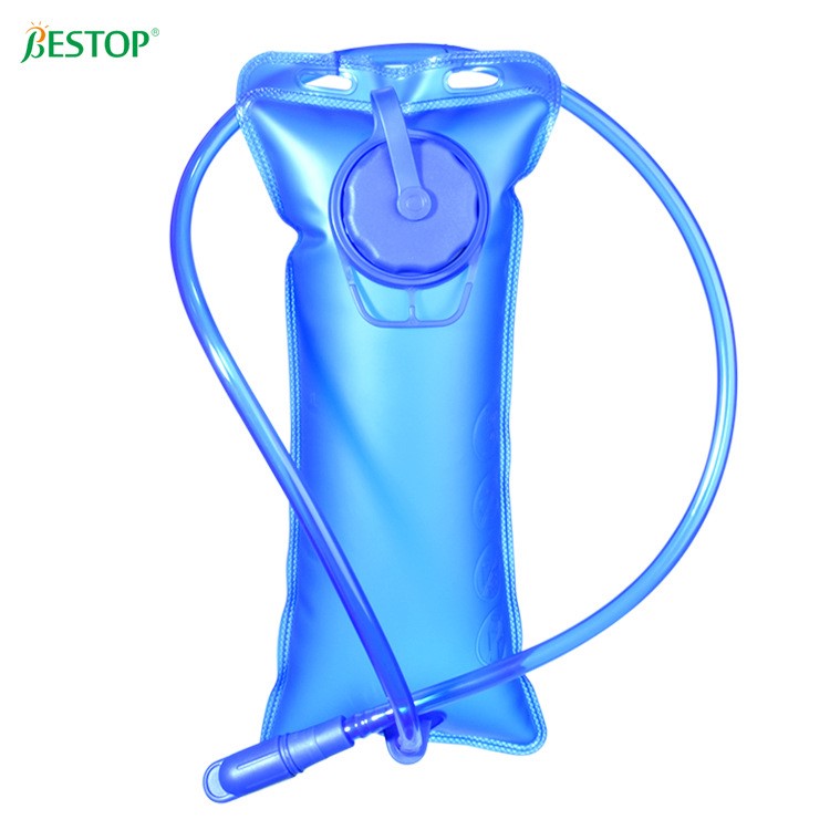 3L Foldable EVA Hydration Bladder Bicycle Climbing Camping Hiking Water Bag Pouch Cover - Blue-1