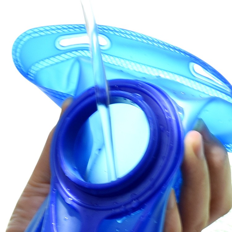 3L Foldable EVA Hydration Bladder Bicycle Climbing Camping Hiking Water Bag Pouch Cover - Blue-12