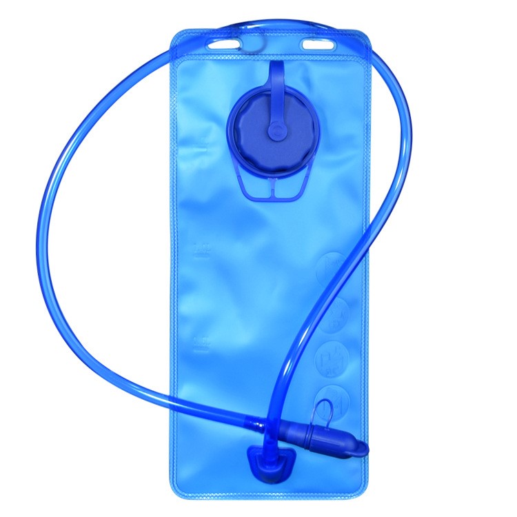 3L Foldable EVA Hydration Bladder Bicycle Climbing Camping Hiking Water Bag Pouch Cover - Blue-2