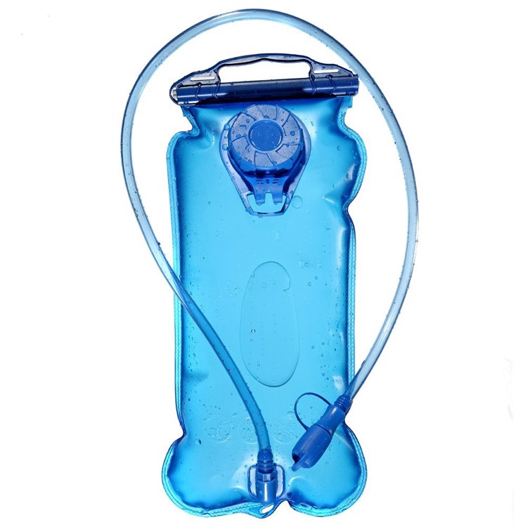 3L Foldable EVA Hydration Bladder Bicycle Climbing Camping Hiking Water Bag Pouch Cover - Blue-7