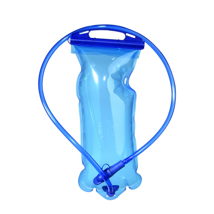 3L Wide Mouth Hydration Drinking Water Bladder Pouch Bag for Sports Hiking Camping - Blue-3