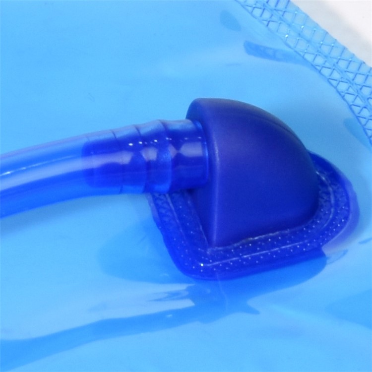 3L Wide Mouth Hydration Drinking Water Bladder Pouch Bag for Sports Hiking Camping - Blue-6