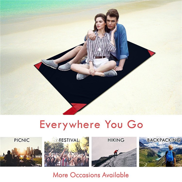 Ultra Compact Outdoor Waterproof Portable Pocket Moistureproof Picnic Blanket for Camping, Picnic, Size: 110 x 150cm-4