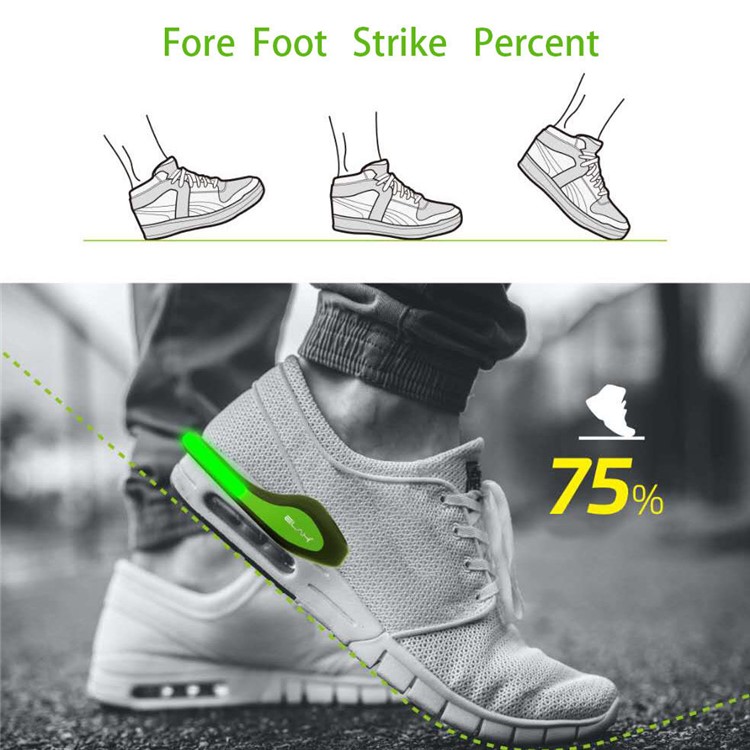 ELAH Bluetooth Smart LED Luminous Shoe Tracker Running Night Clip Safety Warning-3