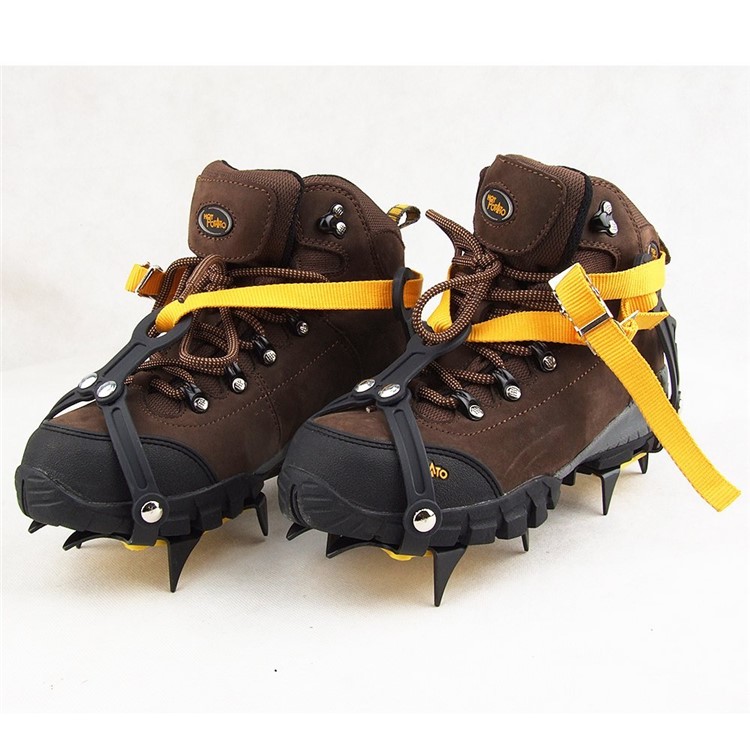 Strap Type Crampons Ski Belt High Altitude Hiking Slip-resistant 10 teeth Crampon-3