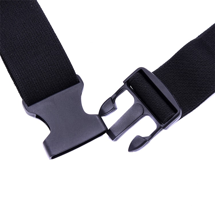 5.5-inch Outdoor Safe LED Lighted Luminous Lycra Running Phone Waist Bag with Touchable Window - White-3