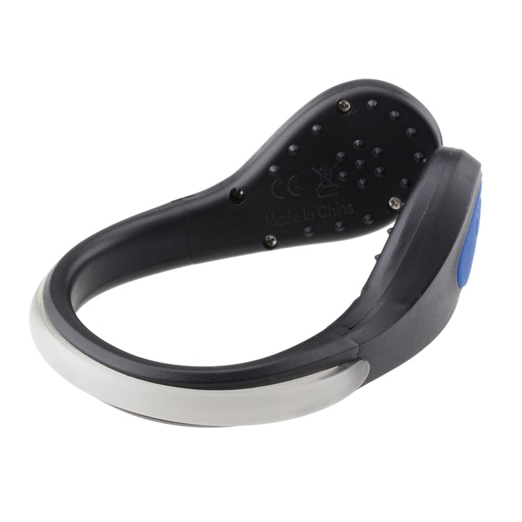 2 Pcs Portable Bike Cycling Sports Shoes Wrist Safety Signal LED Light Clip-11
