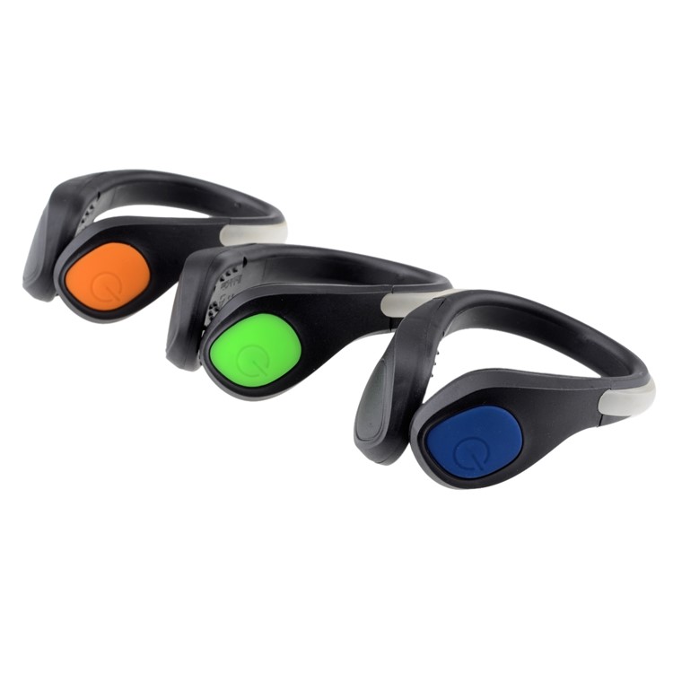 2 Pcs Portable Bike Cycling Sports Shoes Wrist Safety Signal LED Light Clip-15