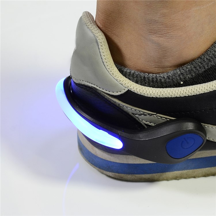 2 Pcs Portable Bike Cycling Sports Shoes Wrist Safety Signal LED Light Clip-17