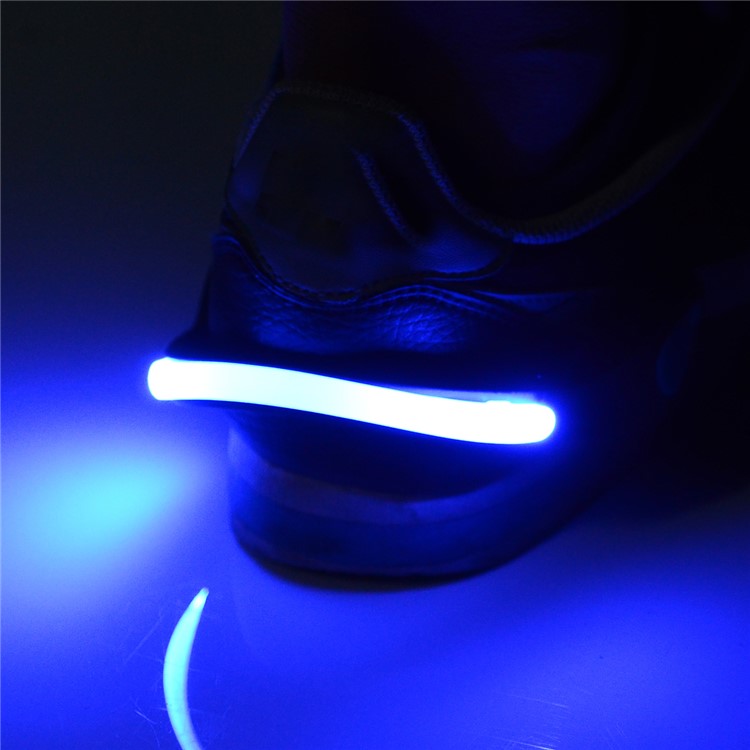 2 Pcs Portable Bike Cycling Sports Shoes Wrist Safety Signal LED Light Clip-20