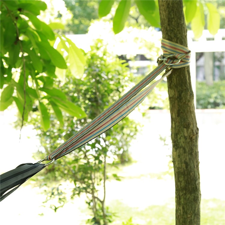 2PCS Outdoor Tree Swing Strap Hanging Rope Kit Set Sturdy and Safe Hold up to 150kg-12