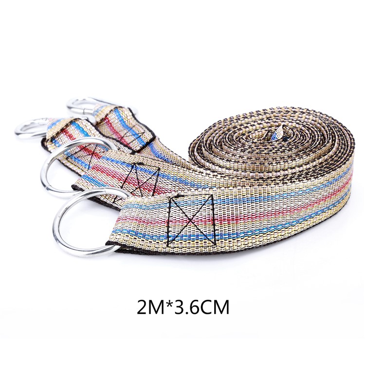 2PCS Outdoor Tree Swing Strap Hanging Rope Kit Set Sturdy and Safe Hold up to 150kg-13