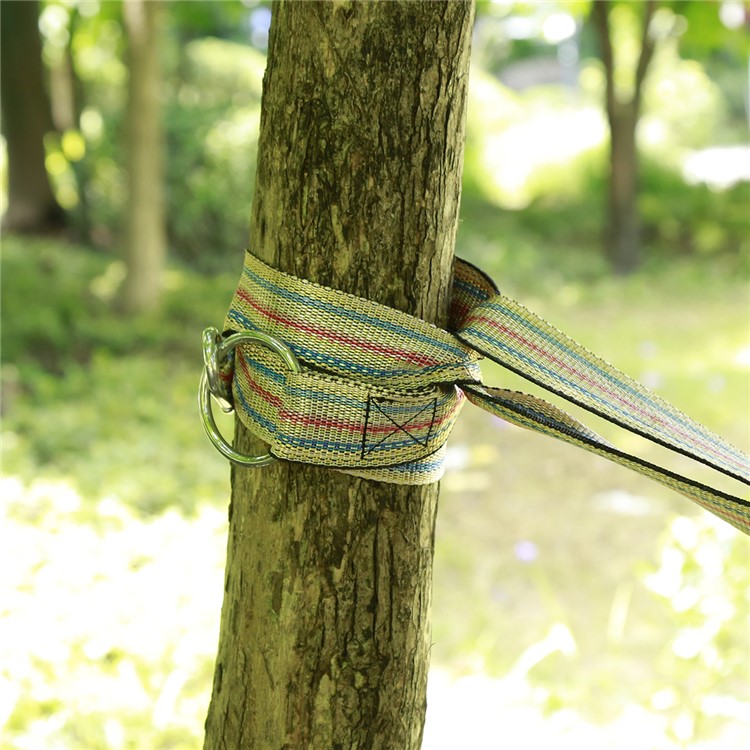 2PCS Outdoor Tree Swing Strap Hanging Rope Kit Set Sturdy and Safe Hold up to 150kg-8