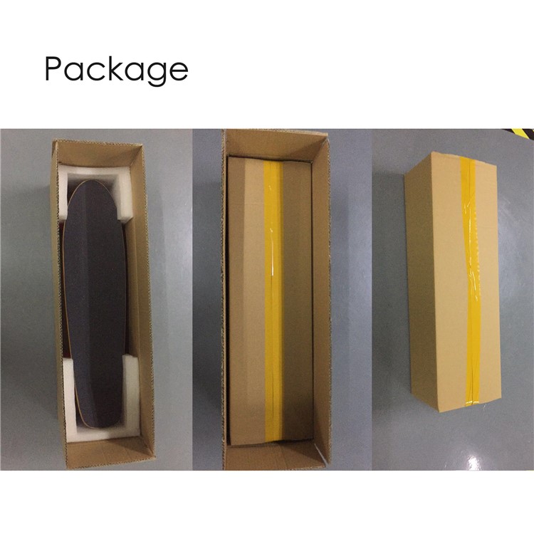 4 Wheels Electric Skateboard 10 Mileage Range 7 Layers Maple with Remote Controller (CE Certificate) - EU Plug-12