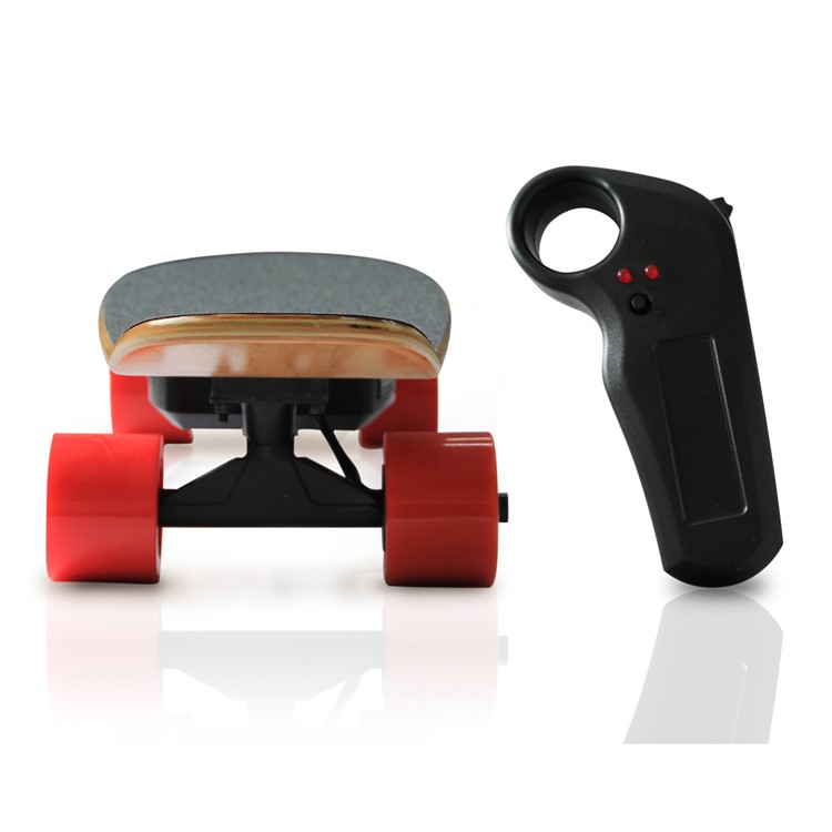 4 Wheels Electric Skateboard 10 Mileage Range 7 Layers Maple with Remote Controller (CE Certificate) - EU Plug-6