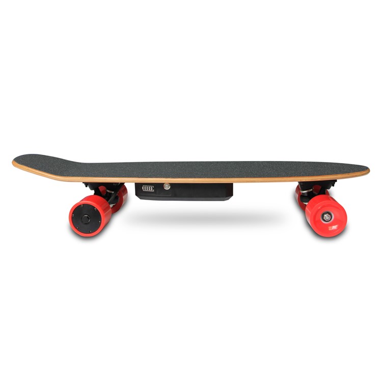 Electric Longboard Hub-Motor PU Wheels Electric Skateboard with Remote Controller (CE Certificate) - US Plug-3