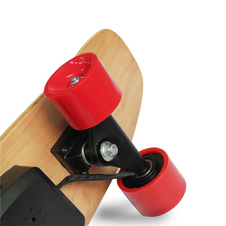 Electric Longboard Hub-Motor PU Wheels Electric Skateboard with Remote Controller (CE Certificate) - US Plug-8