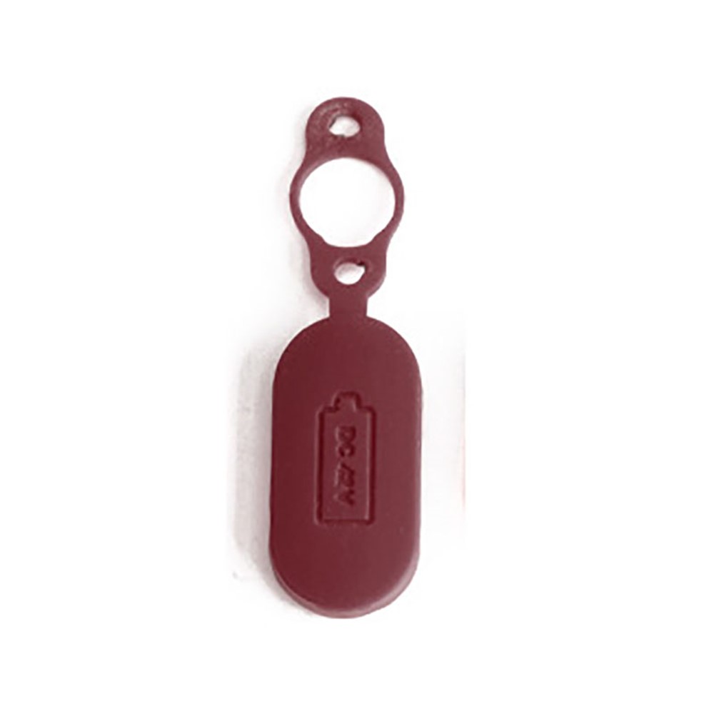 Carga De Borracha De Tampões De Borracha Da Tampa De Porta Para Xiaomi Mijia M365 Skate Scooter Elétrico - Vermelho-3