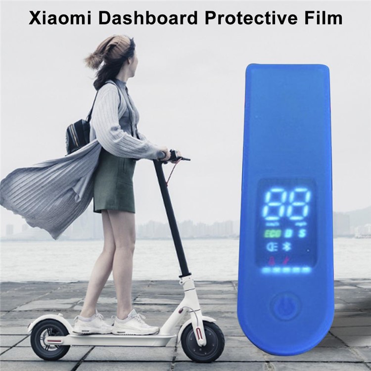 Dashboard Cover Silicone Protective Case for Xiaomi Mijia M365 Electric Scooter - White-3