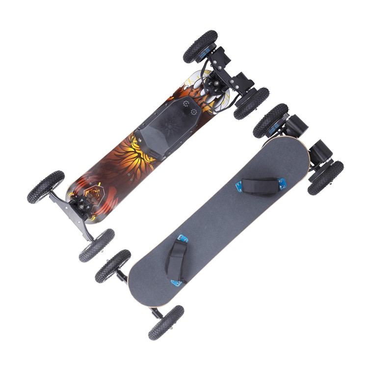 SOULRUN Brushless Motor Lithium Four Wheels Electric Skateboard with Remote Controller - Black / EU Plug-15