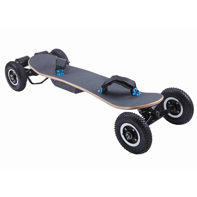 SOULRUN Brushless Motor Lithium Four Wheels Electric Skateboard with Remote Controller - Black / EU Plug-4