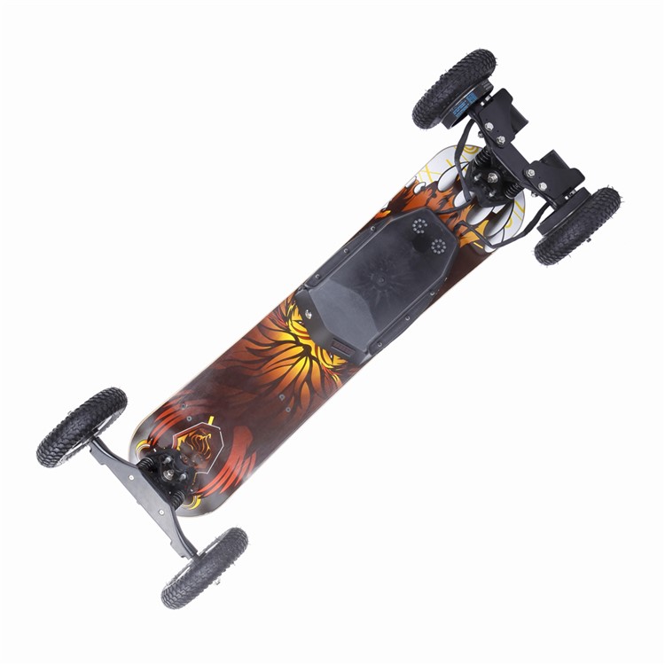 SOULRUN Brushless Motor Lithium Four Wheels Electric Skateboard with Remote Controller - Black / EU Plug-8