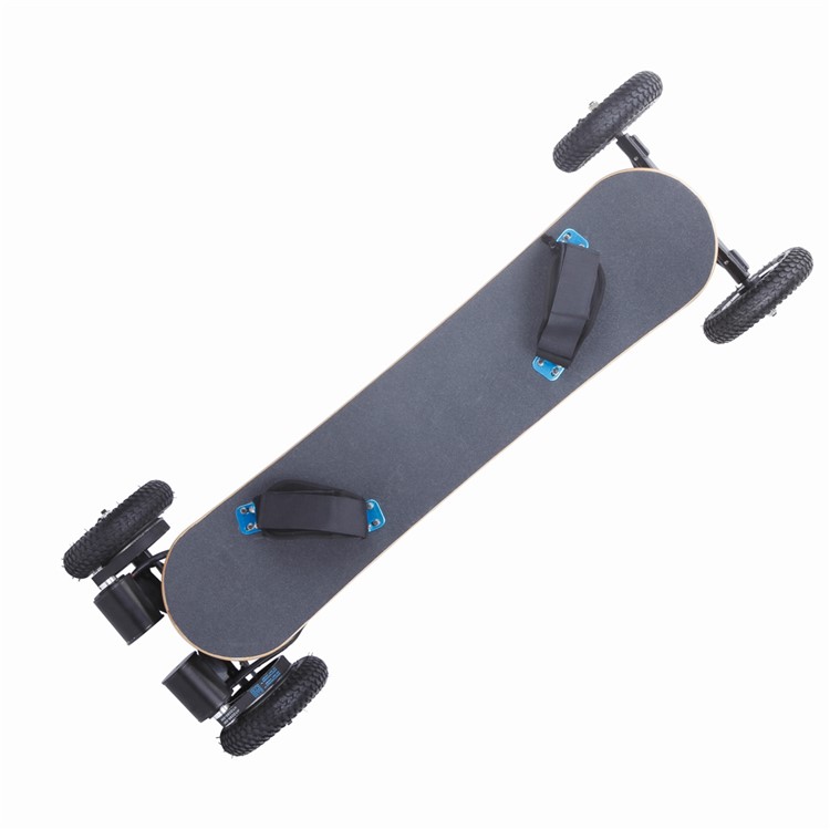SOULRUN Brushless Motor Lithium Four Wheels Electric Skateboard with Remote Controller - Black / EU Plug-9
