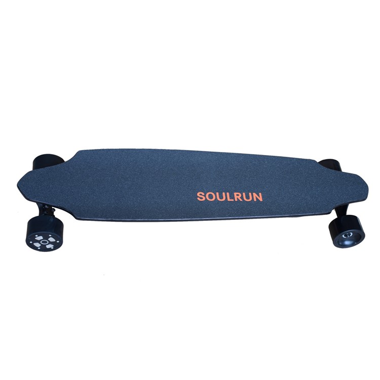 SOULRUN 4-Wheel Maple Electric Skateboard Wireless Bluetooth Remote Control - EU Plug-1