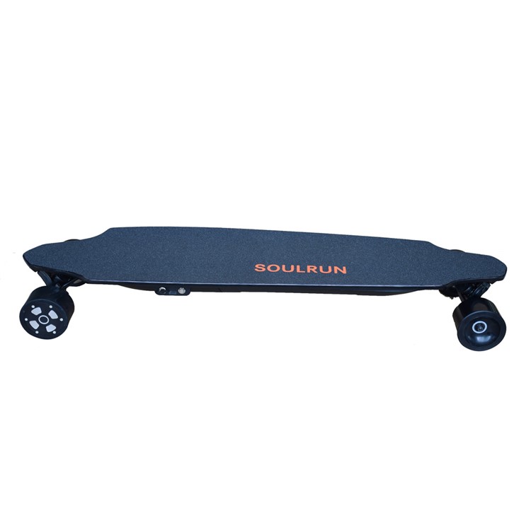 SOULRUN 4-Wheel Maple Electric Skateboard Wireless Bluetooth Remote Control - EU Plug-10