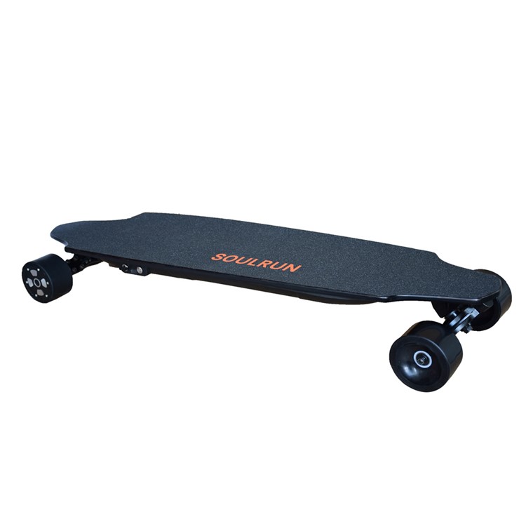 SOULRUN 4-Wheel Maple Electric Skateboard Wireless Bluetooth Remote Control - EU Plug-2