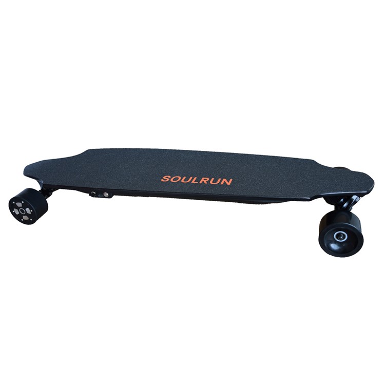 SOULRUN 4-Wheel Maple Electric Skateboard Wireless Bluetooth Remote Control - EU Plug-4