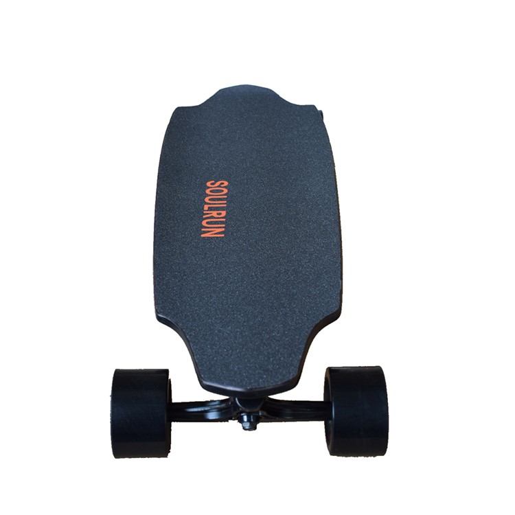 SOULRUN 4-Wheel Maple Electric Skateboard Wireless Bluetooth Remote Control - EU Plug-6