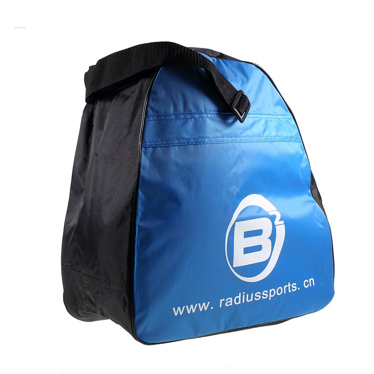 Single Shoulder Roller Skates Bag Triangle Skates Bag, Size: 380 x 380mm - Blue-1